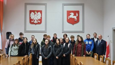 Młodzież z Sawina z wizytą w Wojsławicach